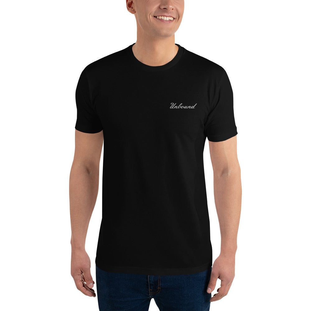 Alpha Fitted T-Shirt Handwritten Logo