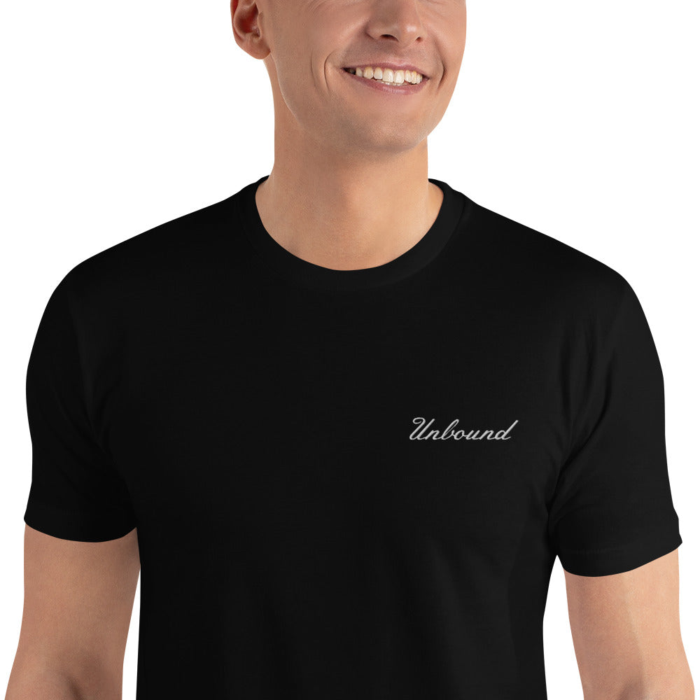 Alpha Fitted T-Shirt Handwritten Logo