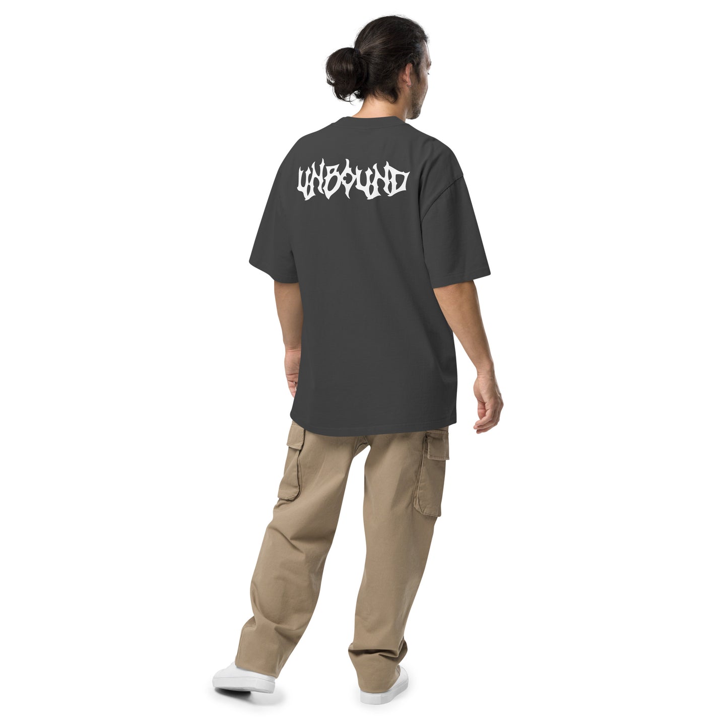 Atlas Oversized Faded T-Shirt Insanity Logo - Faded Black