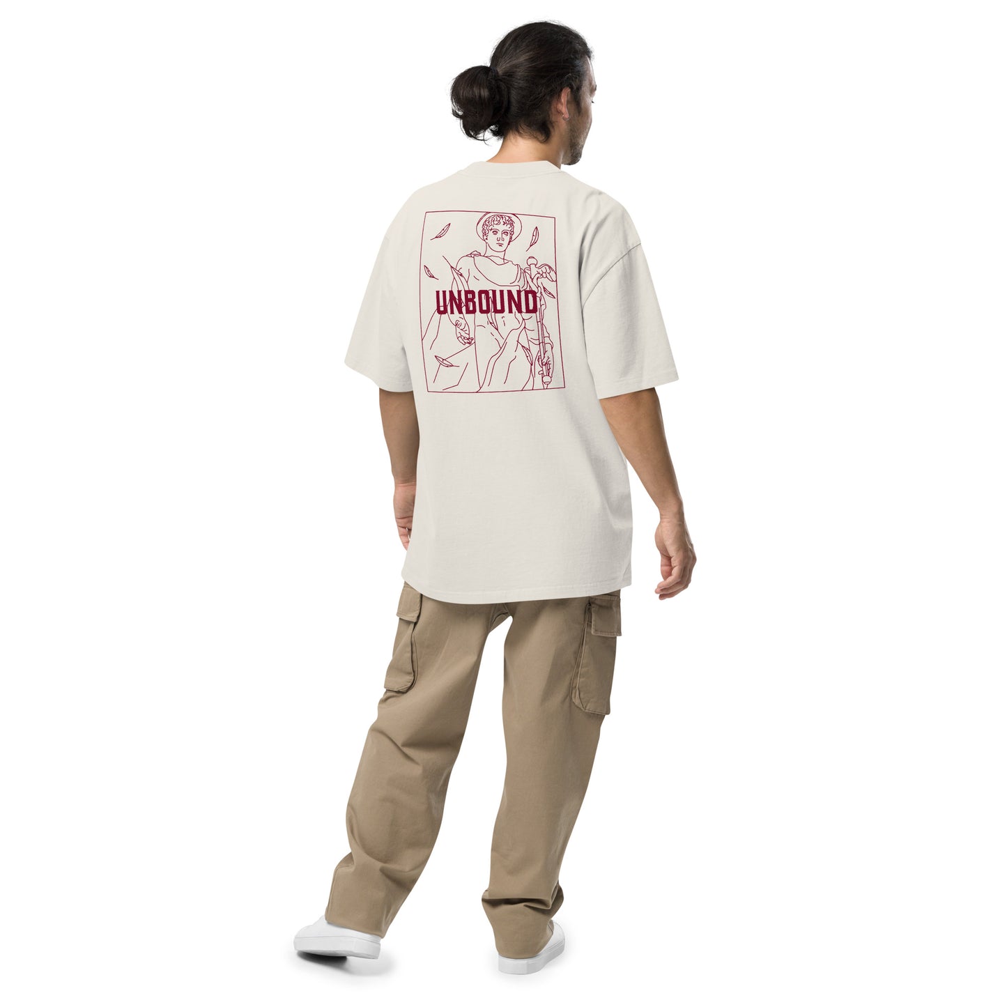 Atlas Oversized Faded T-Shirt Greek Logo