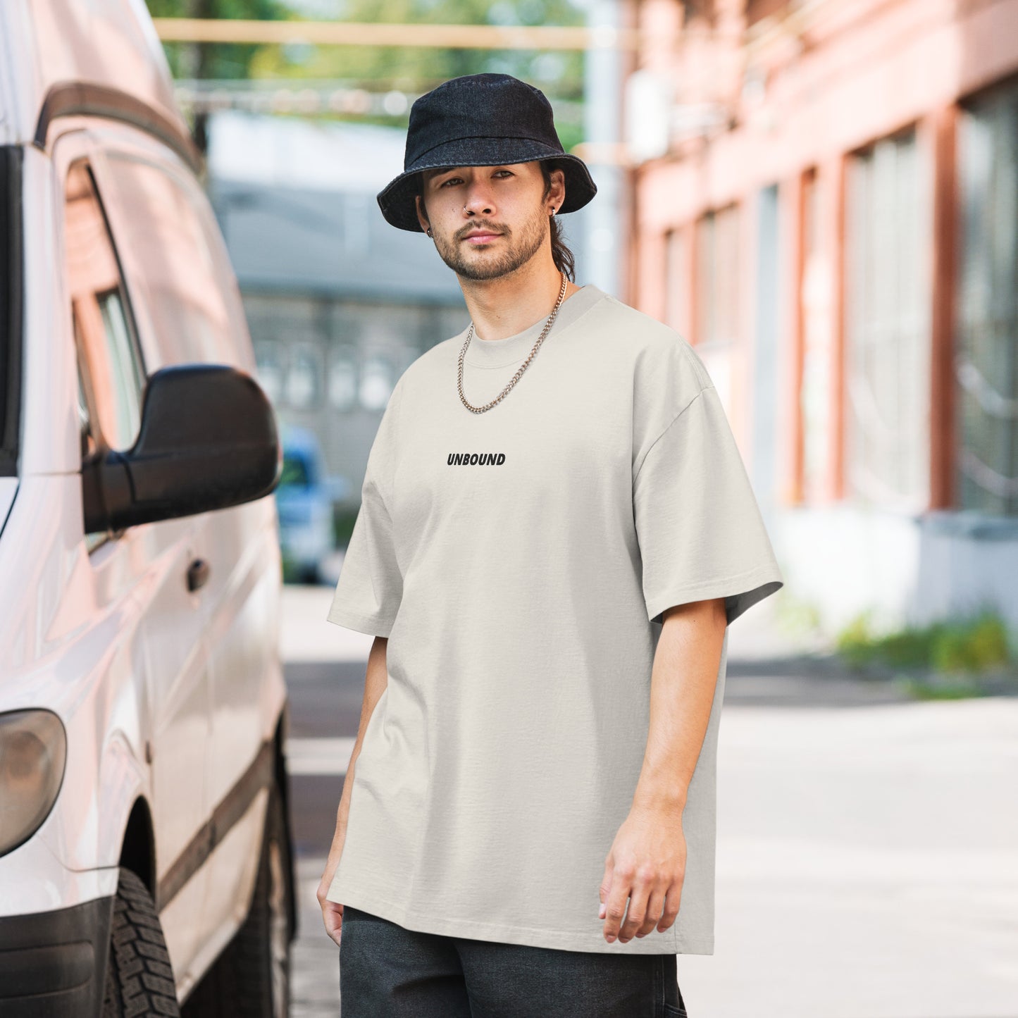 Atlas Oversized Faded T-Shirt Classic Logo