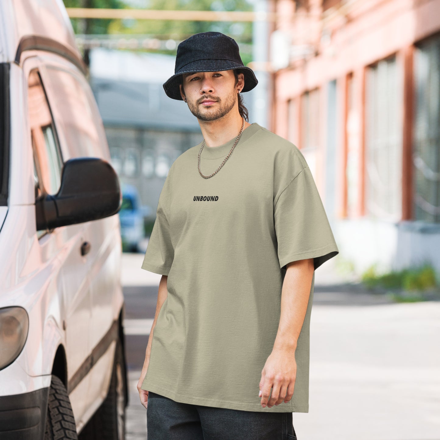 Atlas Oversized Faded T-Shirt Classic Logo