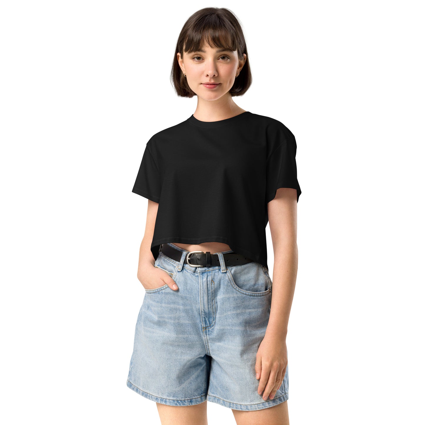 Staple Crop Top Retro Logo