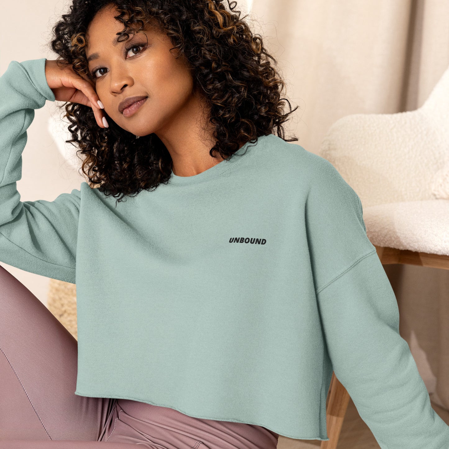 Bliss Crop Sweatshirt Classic Logo